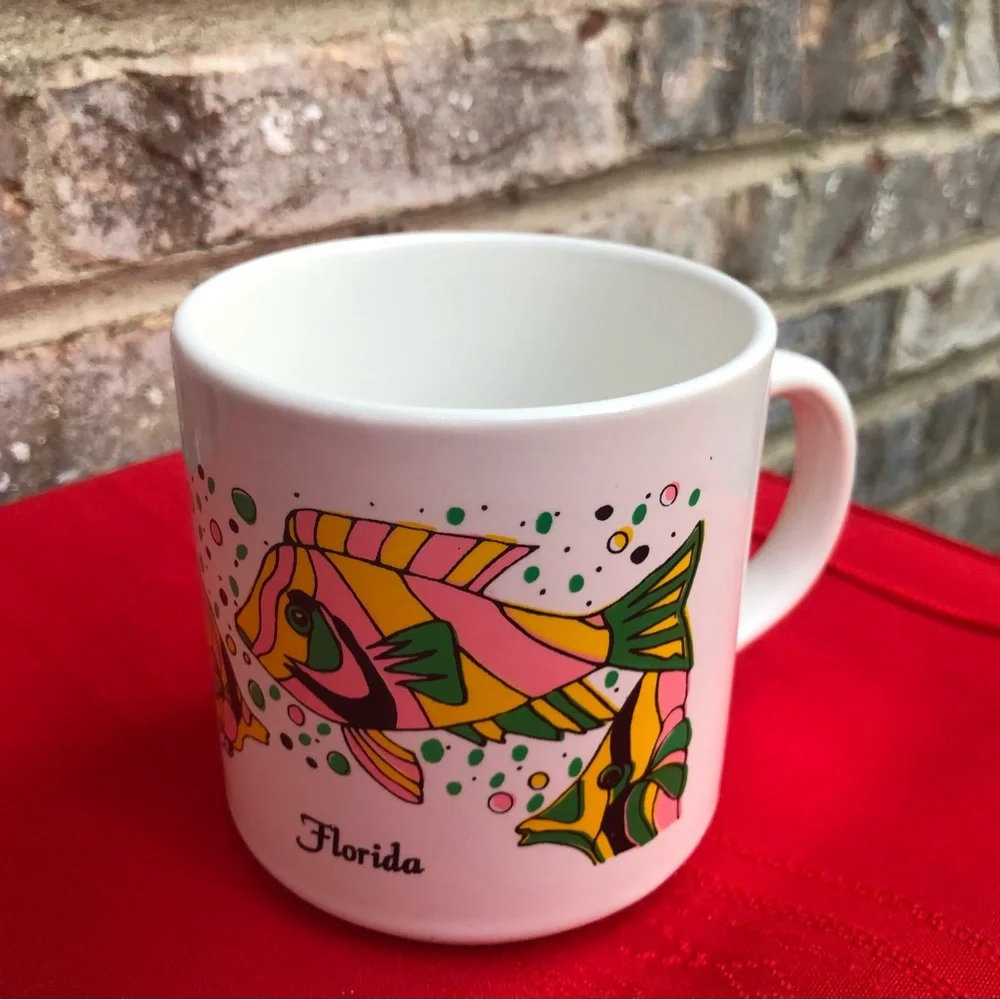 Colorful Fish Design Mug Florida